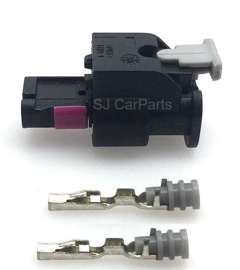 2 Pin Connector Plug For Audi Vw Seat Skoda Mercedes Fog Lights Pump
