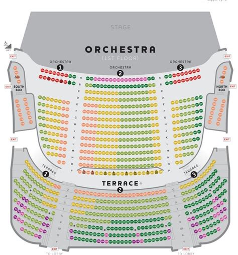 Encore Theater Seating Chart With Seat Numbers