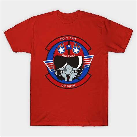 Wolfman Helmet Top Gun T Shirt Teepublic