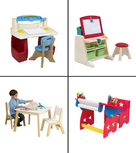 Kids Art Table With Storage - Draw-metro
