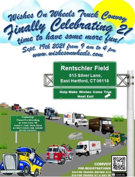 Wishes On Wheels Truck Convoy Rentschler Field