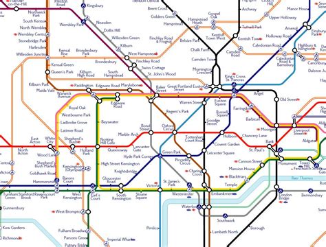 Tube Map Central Line Verjaardag Vrouw 2020