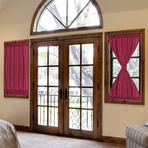 French Door Curtains Thermal Insulated Blackout Curtain Door Curtain