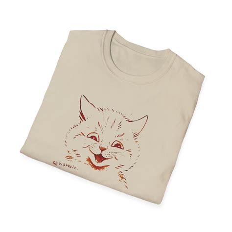 1928 Louis Wain Cat Painting I Am Happy Because Everyone Loves Me Tshirt Etsy