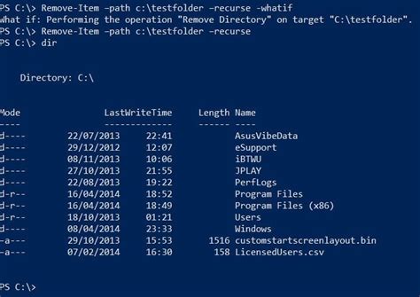 Use Powershell To Delete Files From The Command Line
