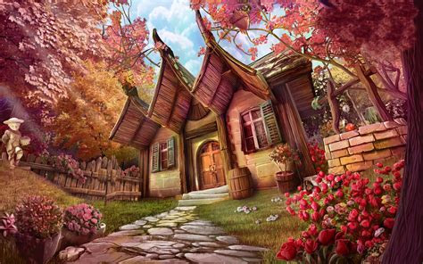 Flower House Wallpapers Top Free Flower House Backgrounds
