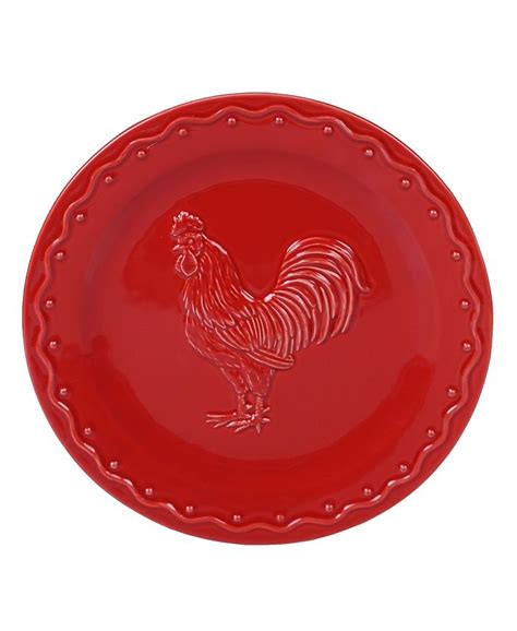 Certified International Homestead Rooster Round Platter Macys