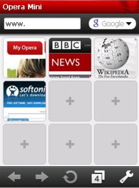 Web browsing has too major actors known by us all: Opera Mini for Pocket PC - Download