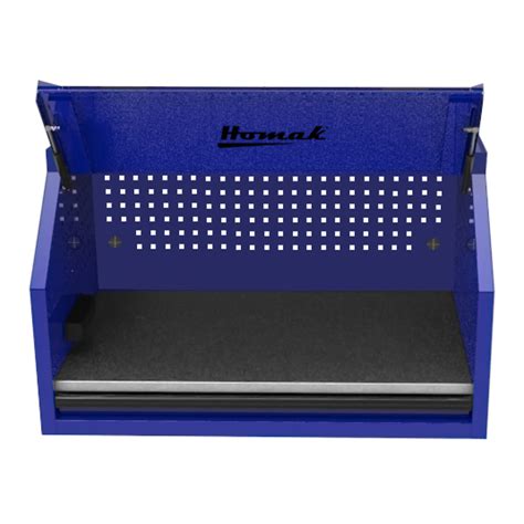 Homak Rs Pro 41in Rs Pro 9 Dwr Rolling Cabinet Blue Width 39 In