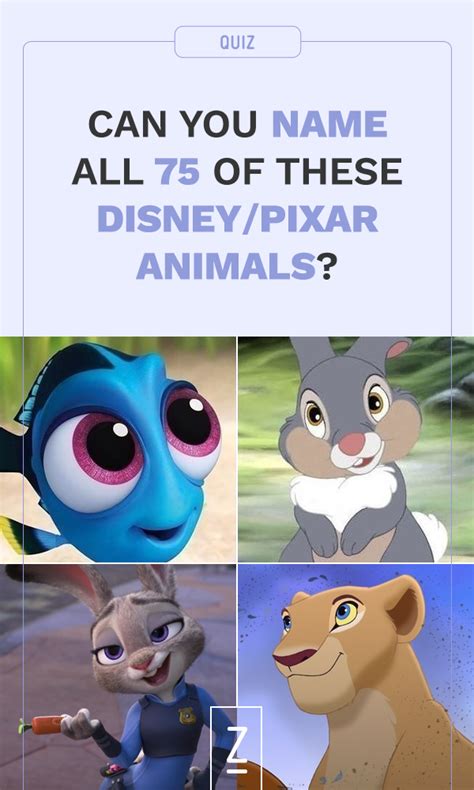 Can You Name All 75 Of These Disneypixar Animals Pixar Animals