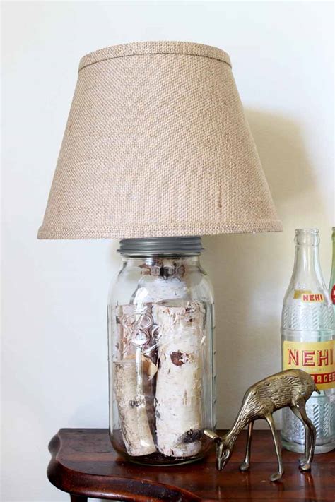 How To Make A Mason Jar Lamp Easy Angie Holden The Country Chic