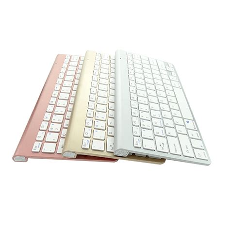 Universal Ultra Slim Mute Keys Bluetooth Keyboard For Tablets And
