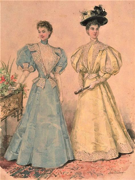 La Mode Illustree 1895 Victorian Fashion 1890s Fashion Fashion Plates