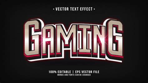 Premium Vector Gaming Text Effect