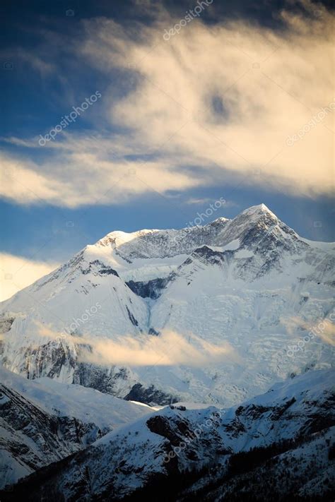 Mountain Inspirational Landscape Annapurna Range Nepal — Стокове фото