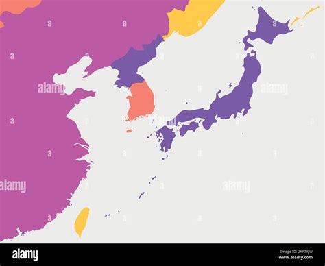 Asia Blank Map High Detailed Political Map Of Asian Continent Stock The Best Porn Website
