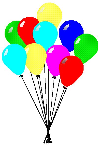 Birthday Balloons Cartoon Clipart Best
