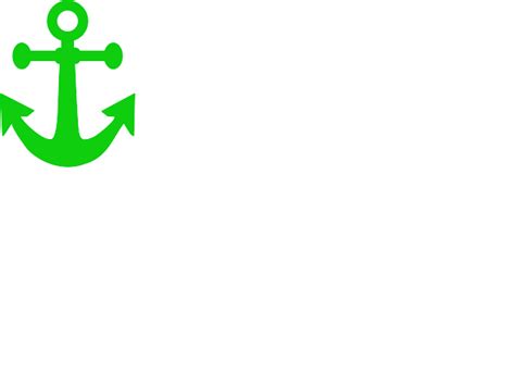 Dark Green Anchor Clip Art At Vector Clip Art Online