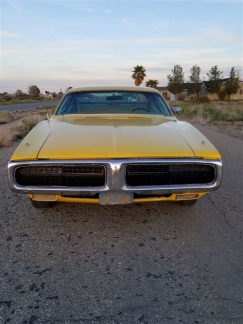 1973 Dodge Charger Rust Free Solid Southern California 93505 Ship Anywhere