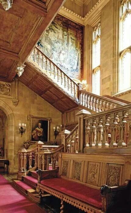 Highclere Castle Staircase Akadownton Abbey Downton Abbey