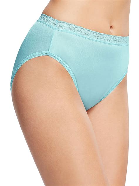 Hanes Women S Nylon Hi Cut Panties 6 Pack Style PP73AS Walmart Com