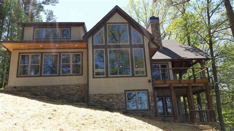 Craftsman Lake Home In Forsyth County Custom Home Builders In