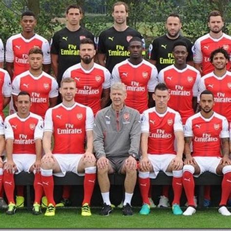 Arsenal Fc Squad 201617 Full Player Coaches Staff List 1st Team