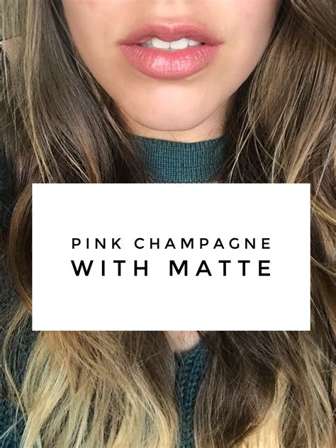 Pink Champagne With Matte Gloss Lipsense Glimmer GlossbyMcKenzie Kiss