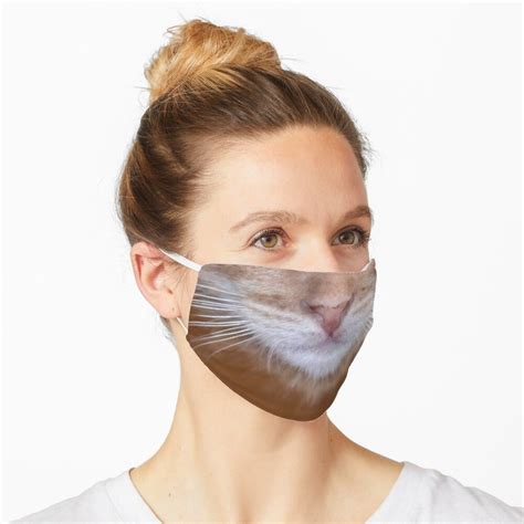 Shop with afterpay on eligible items. "Brown Cat Face Mask" Mask by paulahelit | Redbubble ...