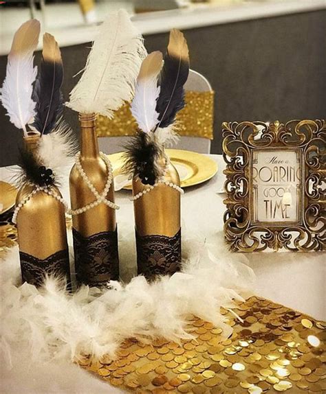 Buy Jevenis 41 Pcs Gorgeous Black And Gold Dipped Feather Black