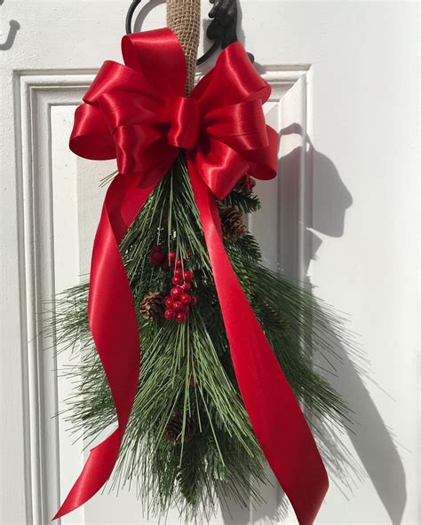 Christmas Swags ~ Pine Double Door Swags ~ Interior Decor ~ Wall Accent