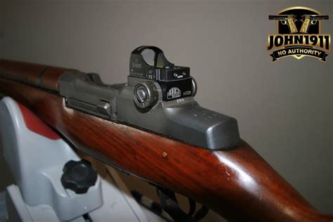 Potd — M1 Garand With Red Dot Sight Gun Blog