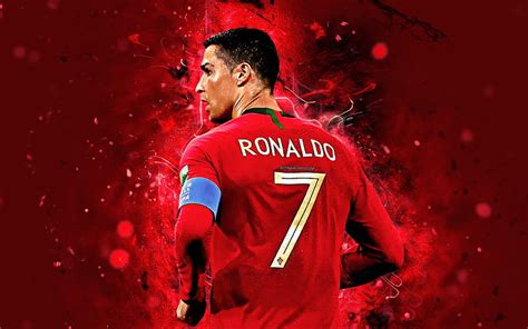 Cristiano Ronaldo Cr7 Portugal National Football Team Red Stone