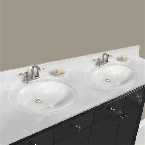 Eclife 24 bathroom vanity sink combo wall mounted concrete grey cabinet two drawers vanity set white ceramic vessel sink top, w/chrome faucet, pop up drain & mirror (t03e02cc) 4.1 out of 5 stars 123. Magick Woods Elements 61"W x 19"D White Swirl Cultured ...