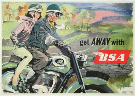 The Glorious BSA Motorcycle History Bsa Motorcycle Vintage Motorcycle Posters Bike Poster