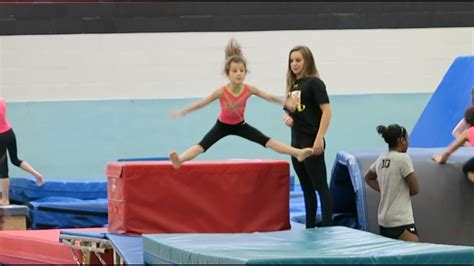 Hayley At Gymnastics Camp Ft Acroanna Elleonyah Youtube