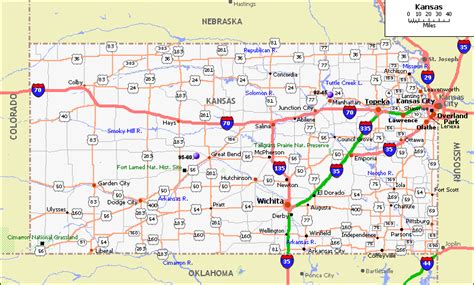 Kansas Reference Map