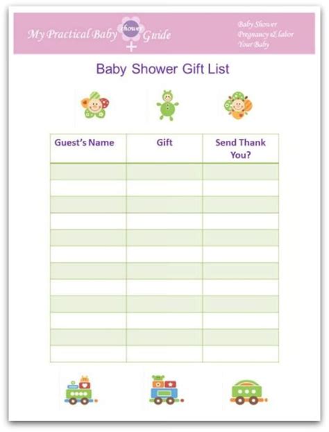 If you are planning to create gift tags for this party, then our templates will be a great help. How to Plan a Baby Shower - My Practical Baby Shower Guide ...