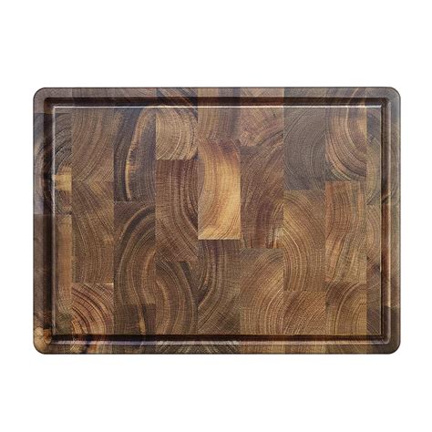 Buy Luxury Acacia Wood Cutting Board End Grain Cutting Board With