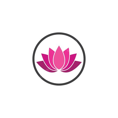 Lotus Flowers Logo Floral Template Design Vector Floral Template