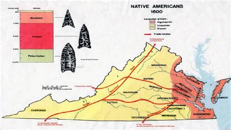 Native American Tribes In Virginia Map Alvera Marcille
