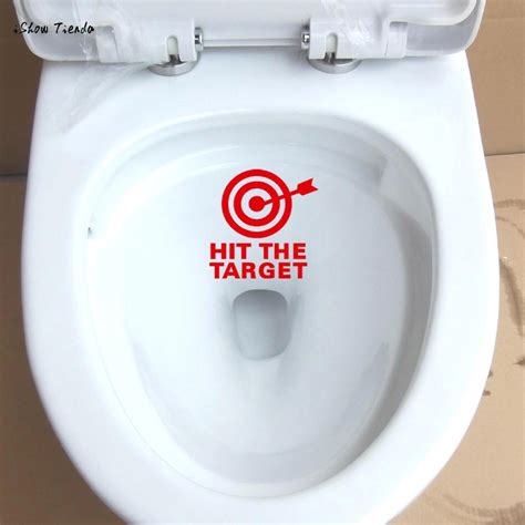 Ishowtienda New 1pc 1211cm Diy Arrowandtarget Toilet Seat Bathroom