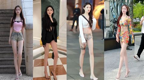 Mejores Street Fashion Tik Tok 2023 Hottest Chinese Girls Street Fashion Style 2023 Ep178