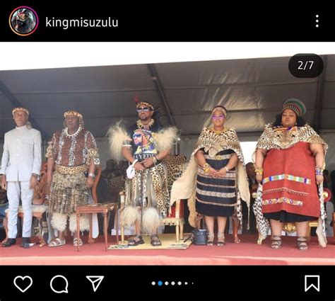 Pictures King Zwelithinis Last Wife Zola Mafu Supporting King