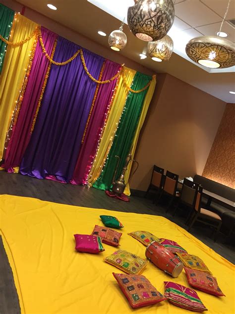 Home Decor For Mehndi Mehndi Decoration Ideas That Are Simple Classy