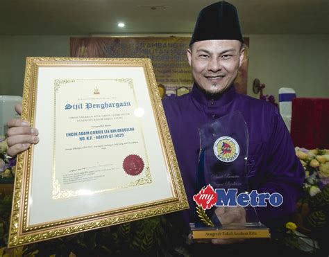 Majlis sambutan ma'al hijrah peringkat kebangsaan tahun 1442h/2020m akan disiarkan secara iangsung menerusi saluran tv1 dan tv. Usaha dakwah Adam diiktiraf | Harian Metro