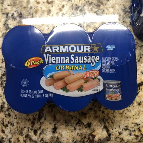 Armour Vienna Sausage Regular 2 Cans Meat Shelf Stable Wiener Free Ship