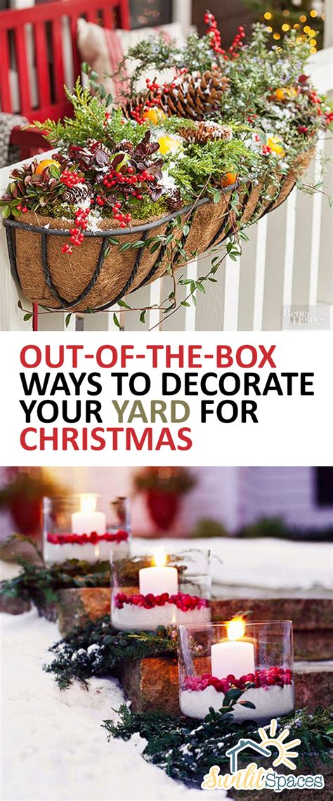 Out Of The Box Ways To Decorate Your Yard For Christmas