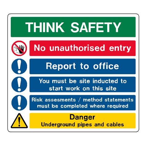 Signs should be placed as necessary for informational purposes, safety, proper notification of parking lot closures and for pedestrian or vehicular traffic changes. Construction Signs, Site Safety signs & Site notice boards