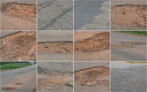 Figure 3 Sections Of Minna Bida Road Showing Potholes Failed Spots